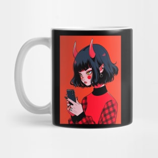 Demon anime girl Mug